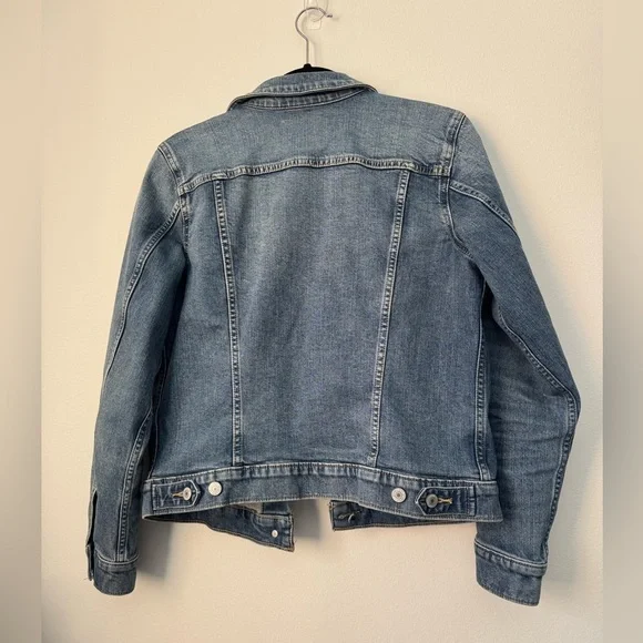 Jeans Jacket Denim Cotton by Lucky Brand Size M - Picture 7 of 11